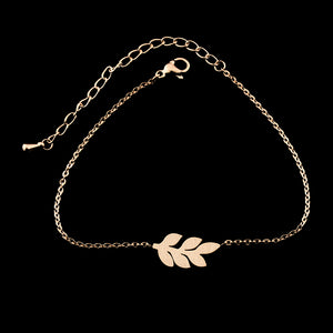 Leaf Charm Bracelet