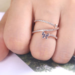  Butterfly Shaped  Ring 