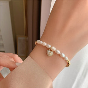 Korean Elegant Freshwater Pearl Bracelet