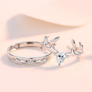  Dainty Deer Open  Engagement Ring
