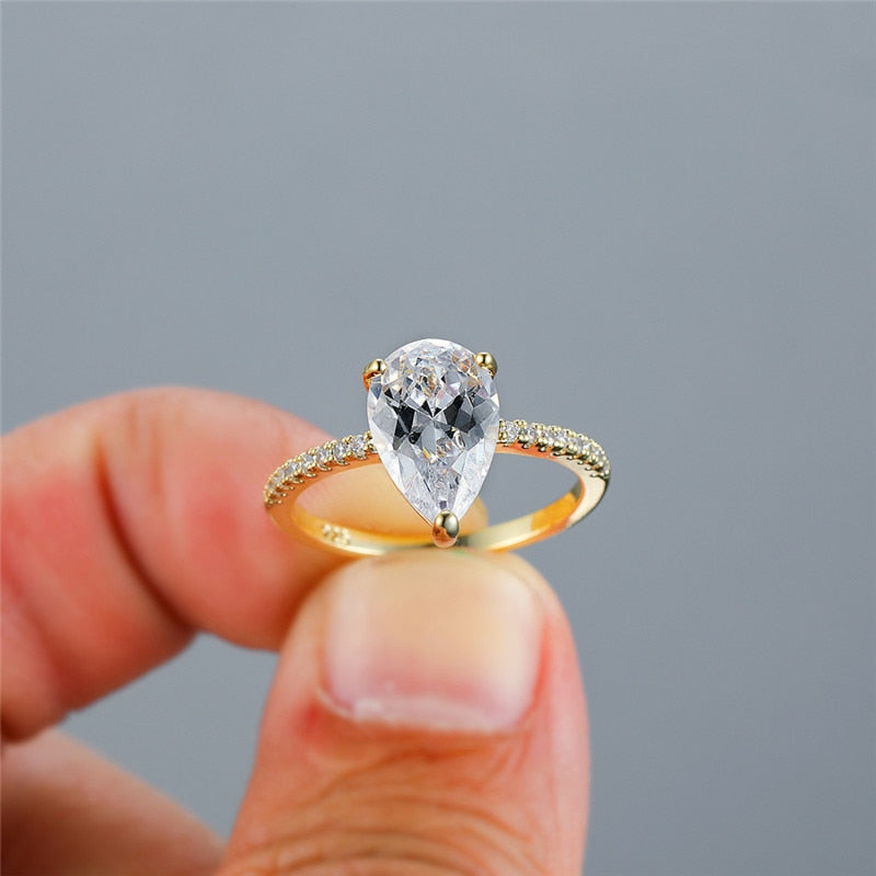  Minimalist Crystal Ring