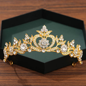 Crown and Tiara Bridal Crystal Rhinestone Rings