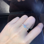 Elegant Crystal Engagement Ring