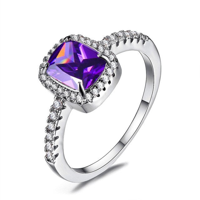 Luxury Crystal CZ Stone Ring