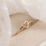 Heart Shaped Wedding Ring