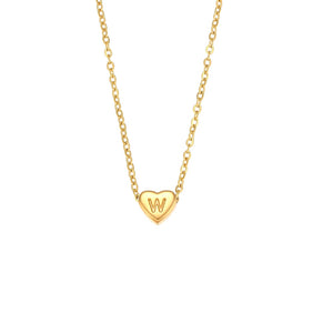 Minimalist Small Love Initial Necklace