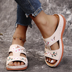 Floral  Summer Sandals