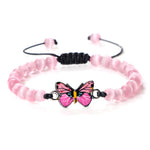 Hot Black Pink Butterfly Bracelet T