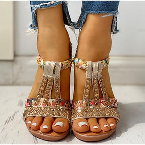 The Crystal Bohemian Sandals