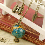 World Traveller's Gold Chain Pendant