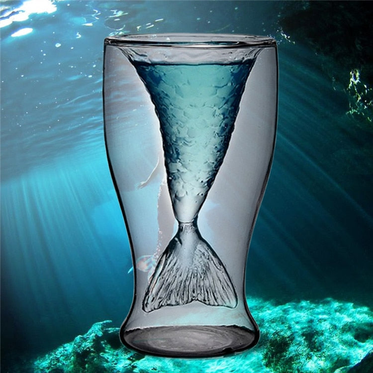 Mermaid Tail Glass