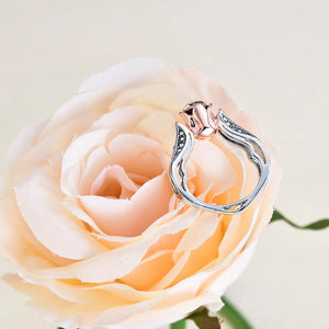 Trendy Exquisite Rose Floral Ring