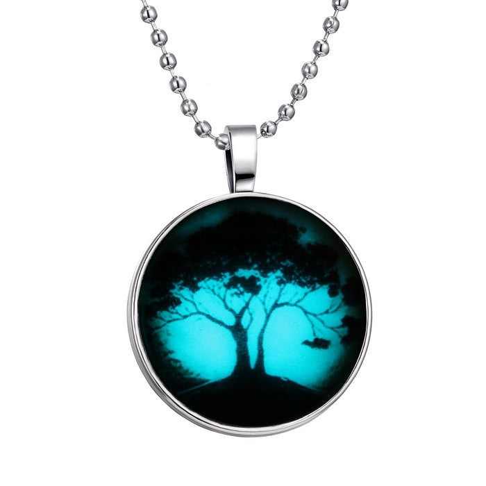 Glow In The Dark Tree Of Life Necklace