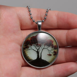 Glow In The Dark Tree Of Life Necklace