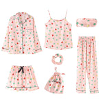 Sweet Cute Nightwear  7 Pieces Pyjama Set