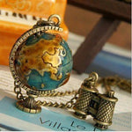 World Traveller's Gold Chain Pendant