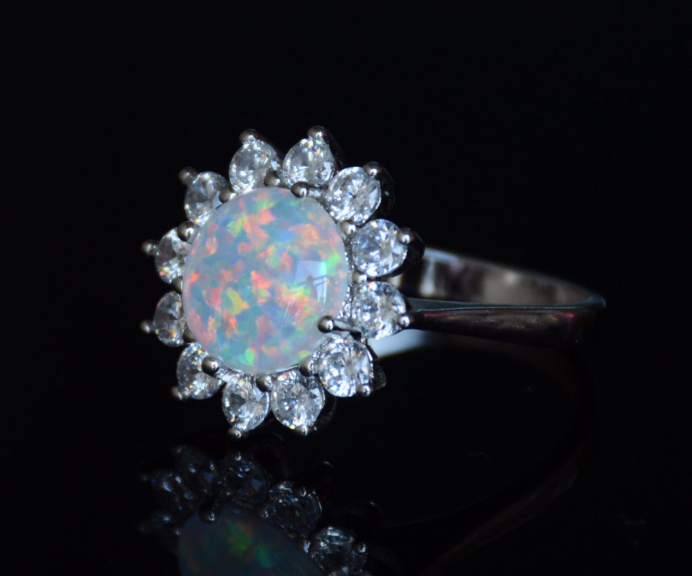 Lovely Fire Opal Ring