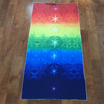 Chakra Rainbow Tapestry Beach Towel Yoga Mat