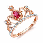 Rose Gold Tiara Ring