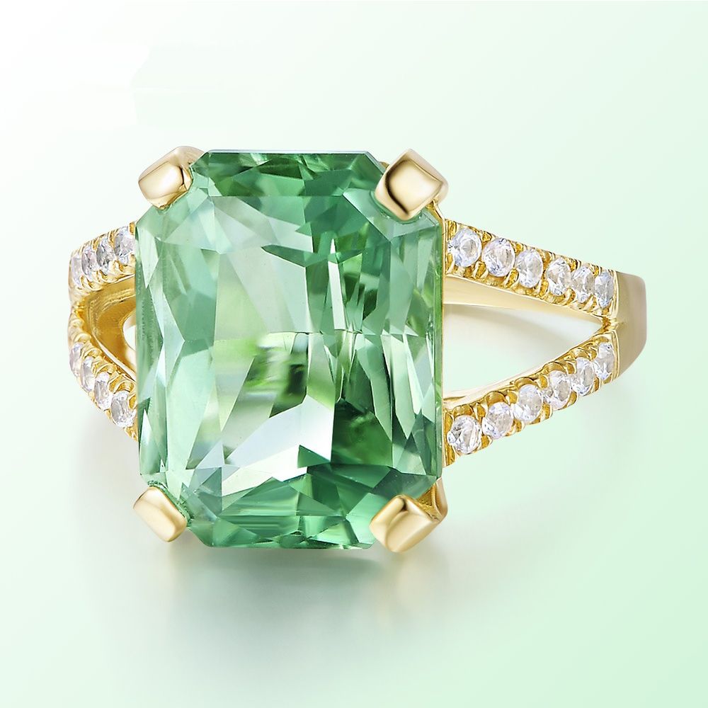Tourmaline Crystal Gems Ring