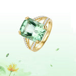 Tourmaline Crystal Gems Ring