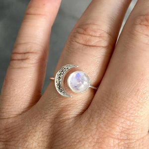 Celestial Moonstone Ring