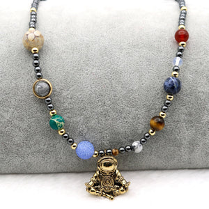 Solar System Spaceman Necklace