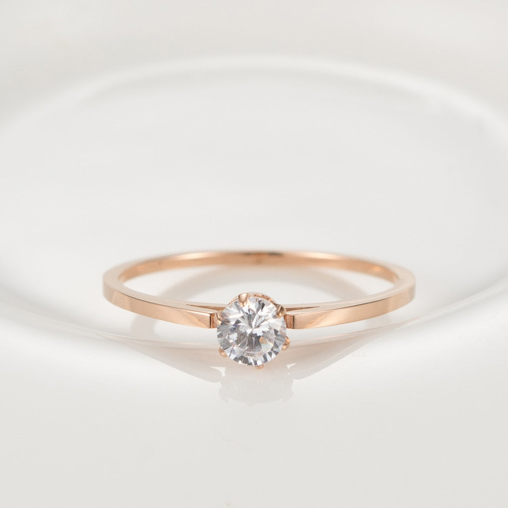 Elegant Rose Gold Ring