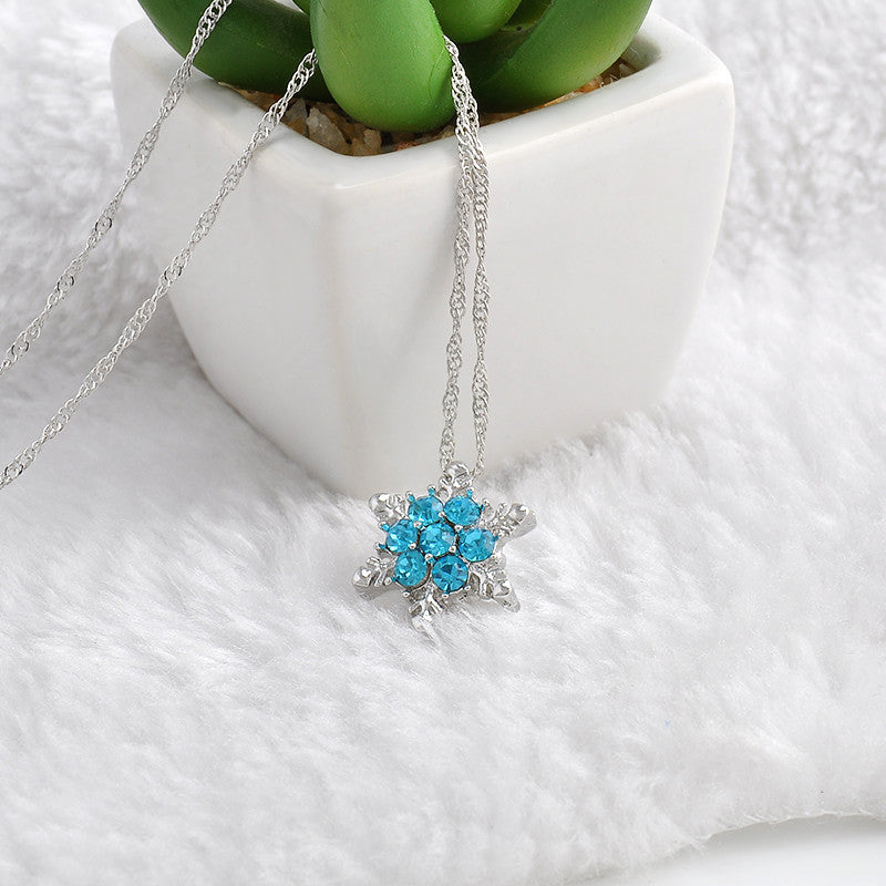 Crystal Snowflake Necklace