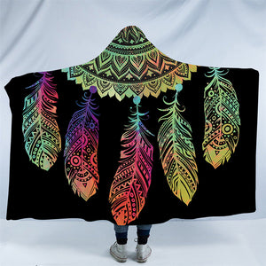 Mandala Hoodie Blanket