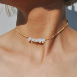 Opal Stone Choker Necklace