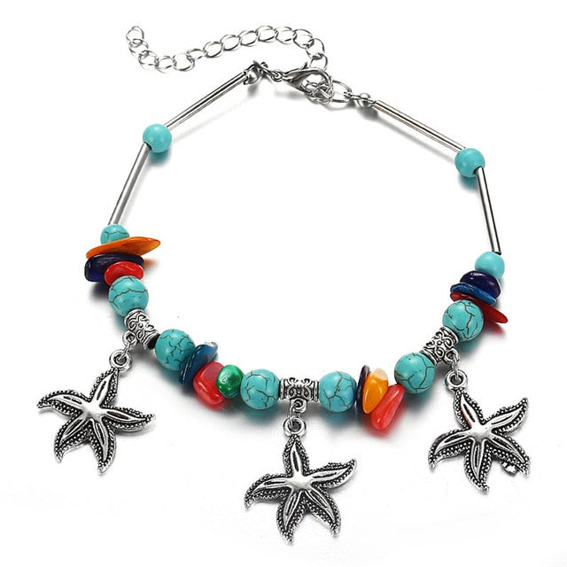 The Bohemian Starfish Anklet