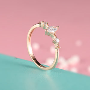 Cluster Bridal Ring