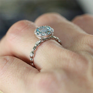 Crystal Engagement Ring