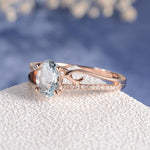 Oval Bride Engagement Ring