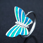 The Opal Butterfly Ring