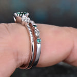 Luxury Crystal Ring 2Pcs/Set