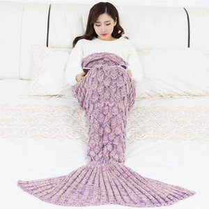 Hanmade Mermaid Snuggle Blanket
