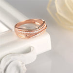 Rose Gold Twist Ring