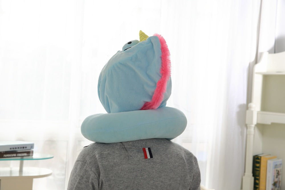 (Best Seller) Hooded Unicorn Neck Pillow Cutie Gifts Store