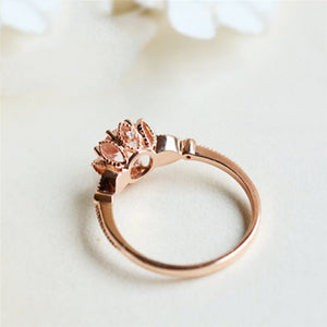 Crystal,Rose Gold Ring