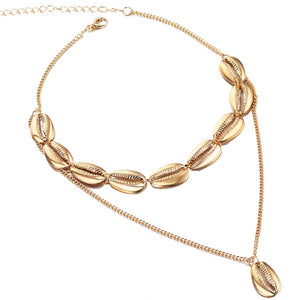 Multilayer Shell Trendy Necklace