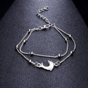 Adorable Dolphin Anklet