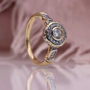 Amelie Halo Engagement Ring