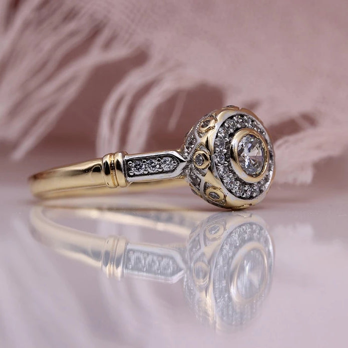 Amelie Halo Engagement Ring